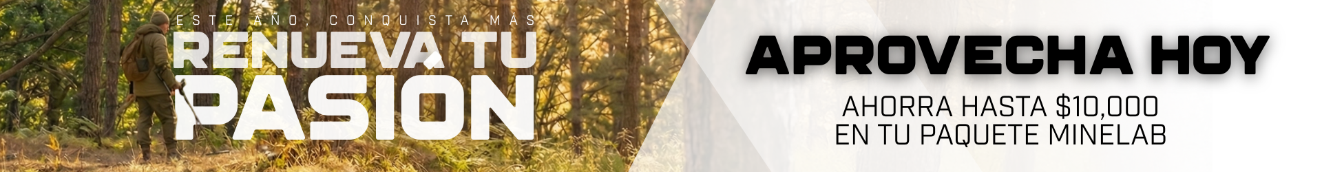 Ahorra Hasta $10,00 en tu paquete de detectorismo