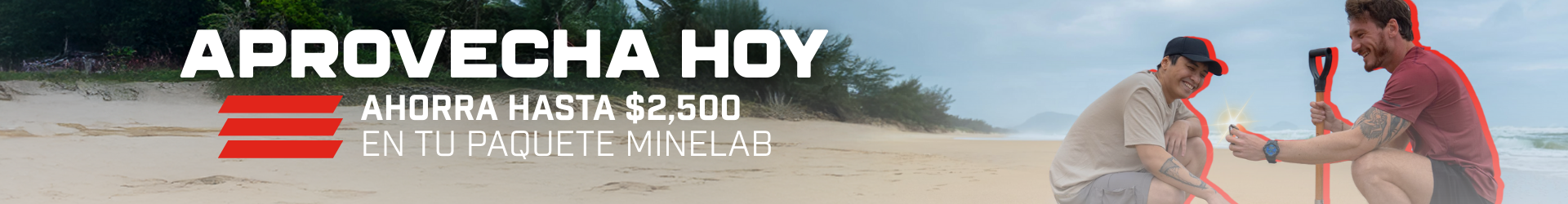 Ahorra Hasta $10,00 en tu paquete de detectorismo