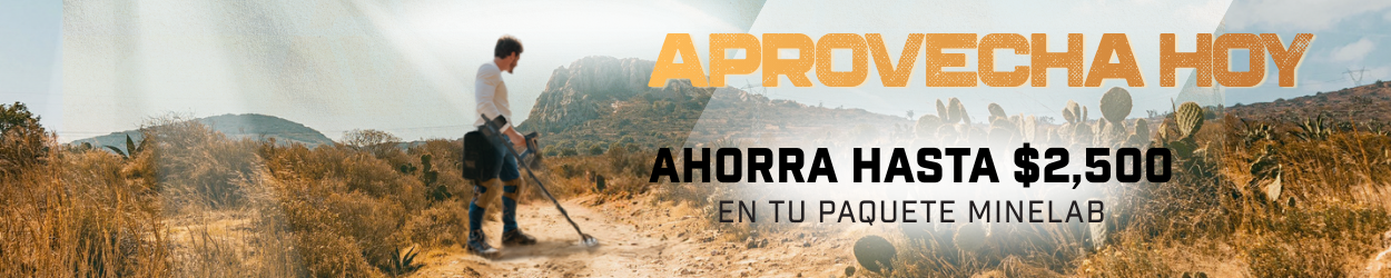 Ahorra Hasta $10,00 en tu paquete de detectorismo